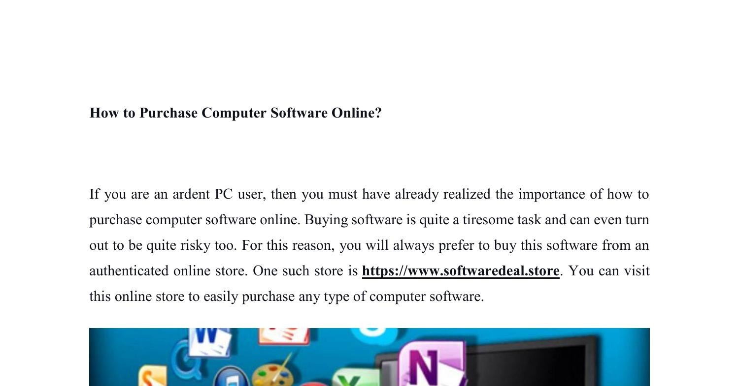 How to Purchase Computer Software Online.pdf | DocDroid