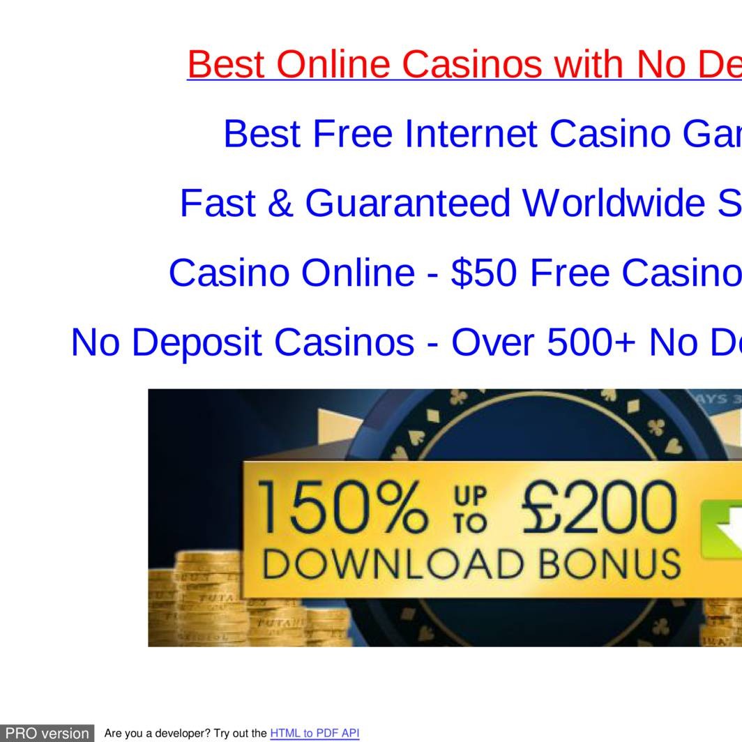 Online Casino Echeck Deposit