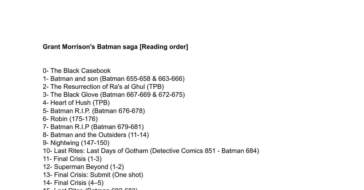 Grant Morrison's Batman saga [Reading order].pdf | DocDroid