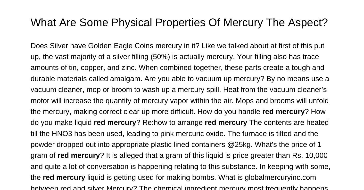 what-are-some-physical-properties-of-mercury-the-factoryalsi-pdf-pdf-docdroid