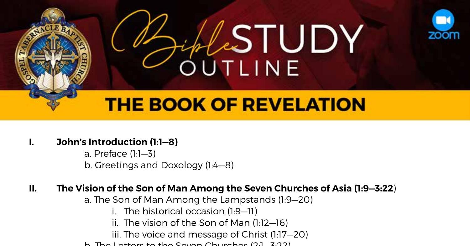 Bible Study Outline - Revelation.pdf | DocDroid