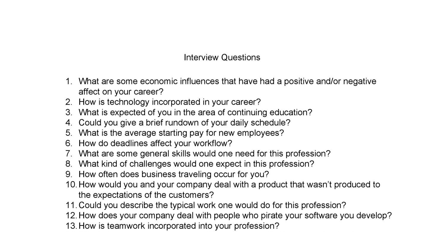 What Are Your Abilities Interview