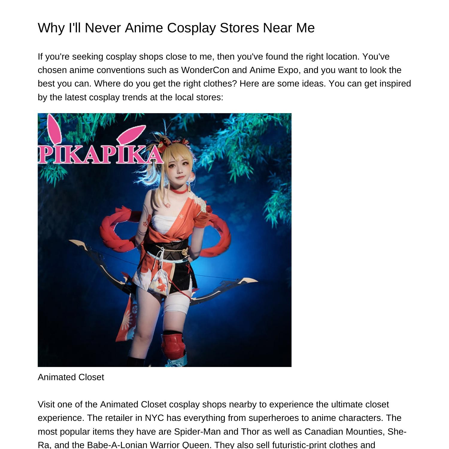 How To Anime Cosplay Stores Near Me Like Beckhamixcsr.pdf.pdf | DocDroid