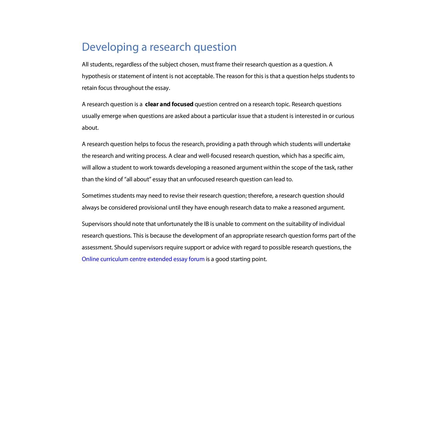 example of research question pdf