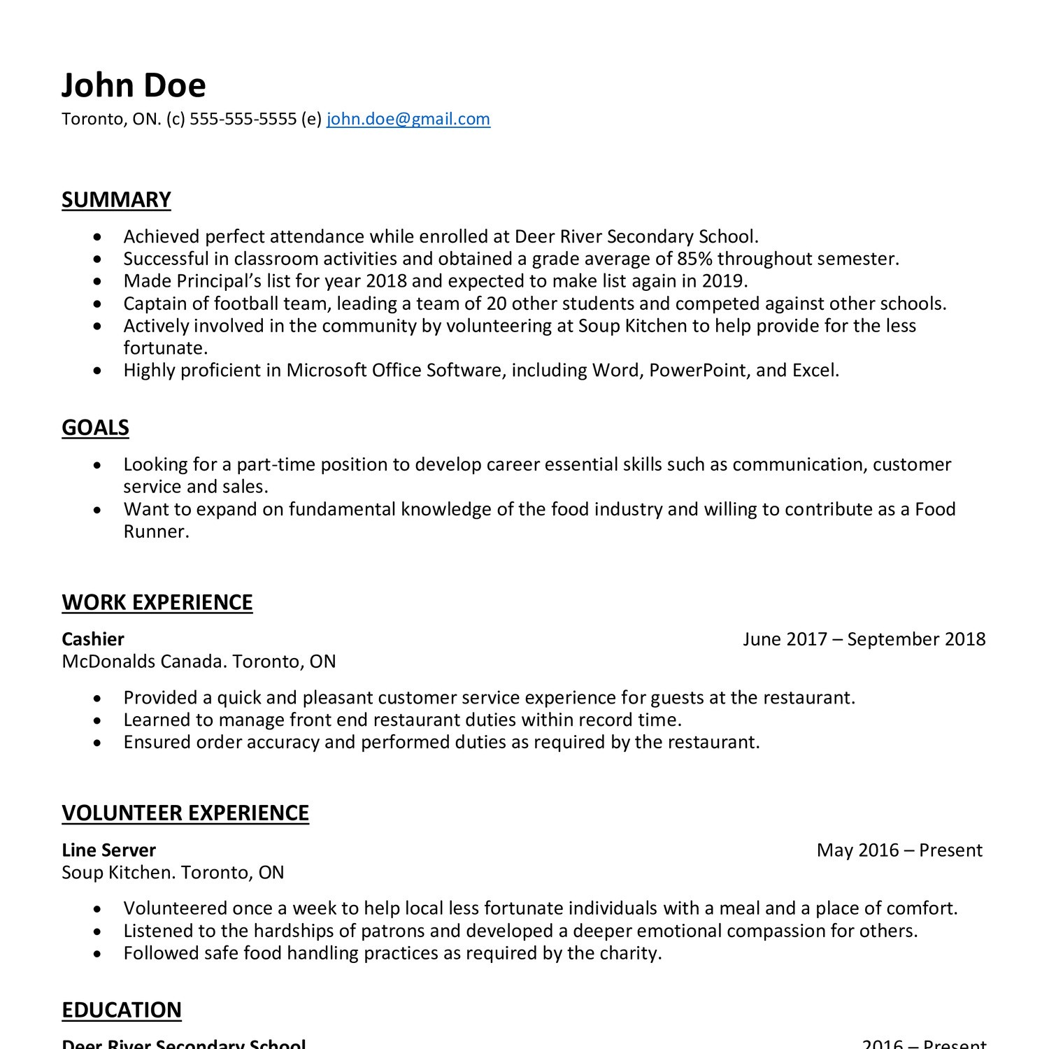 best-sample-high-school-resume-for-college-application-resume-example