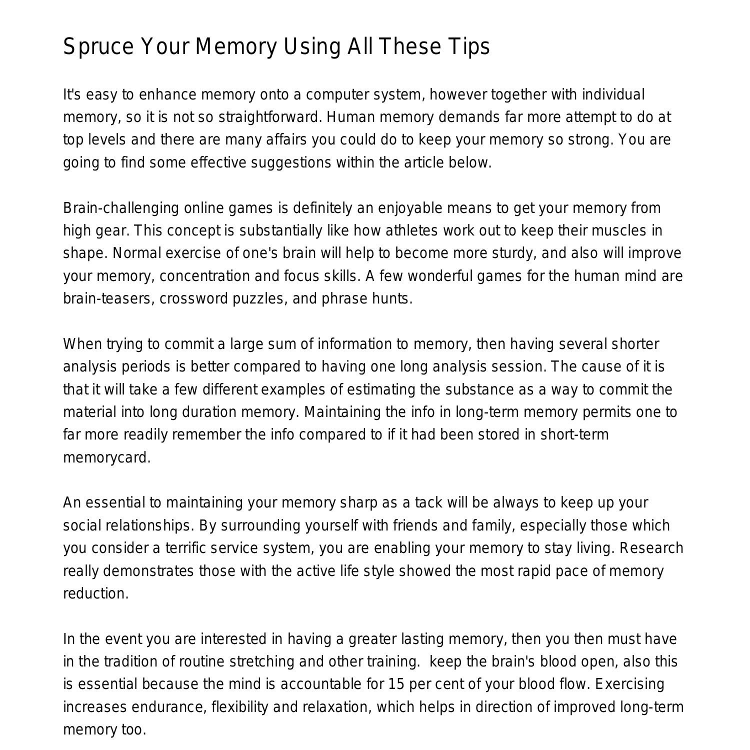 spruce-up-your-memory-using-these-tipszvtha-pdf-pdf-docdroid