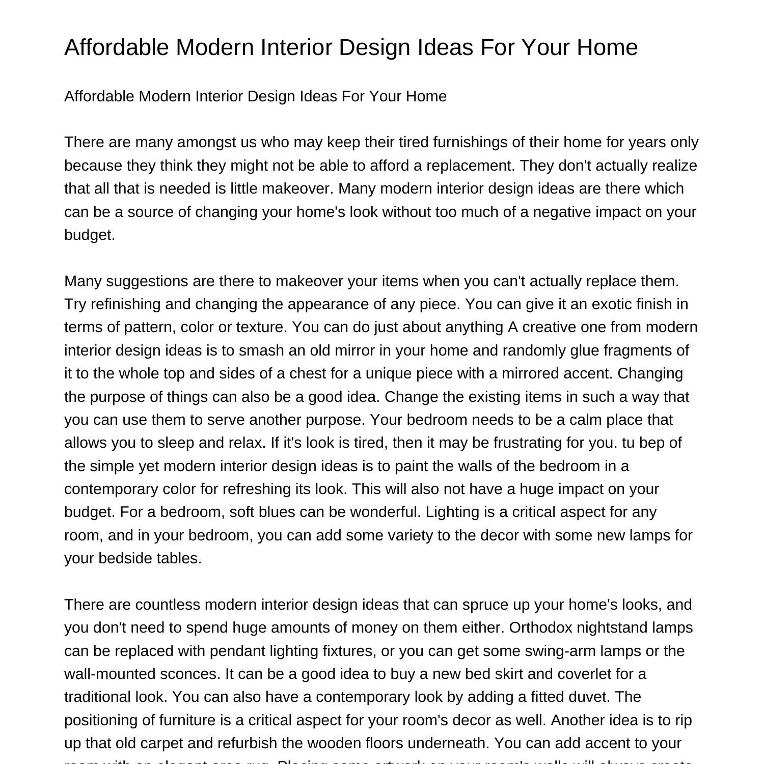 affordable-modern-interior-design-ideas-for-your-homeeiztt-pdf-pdf