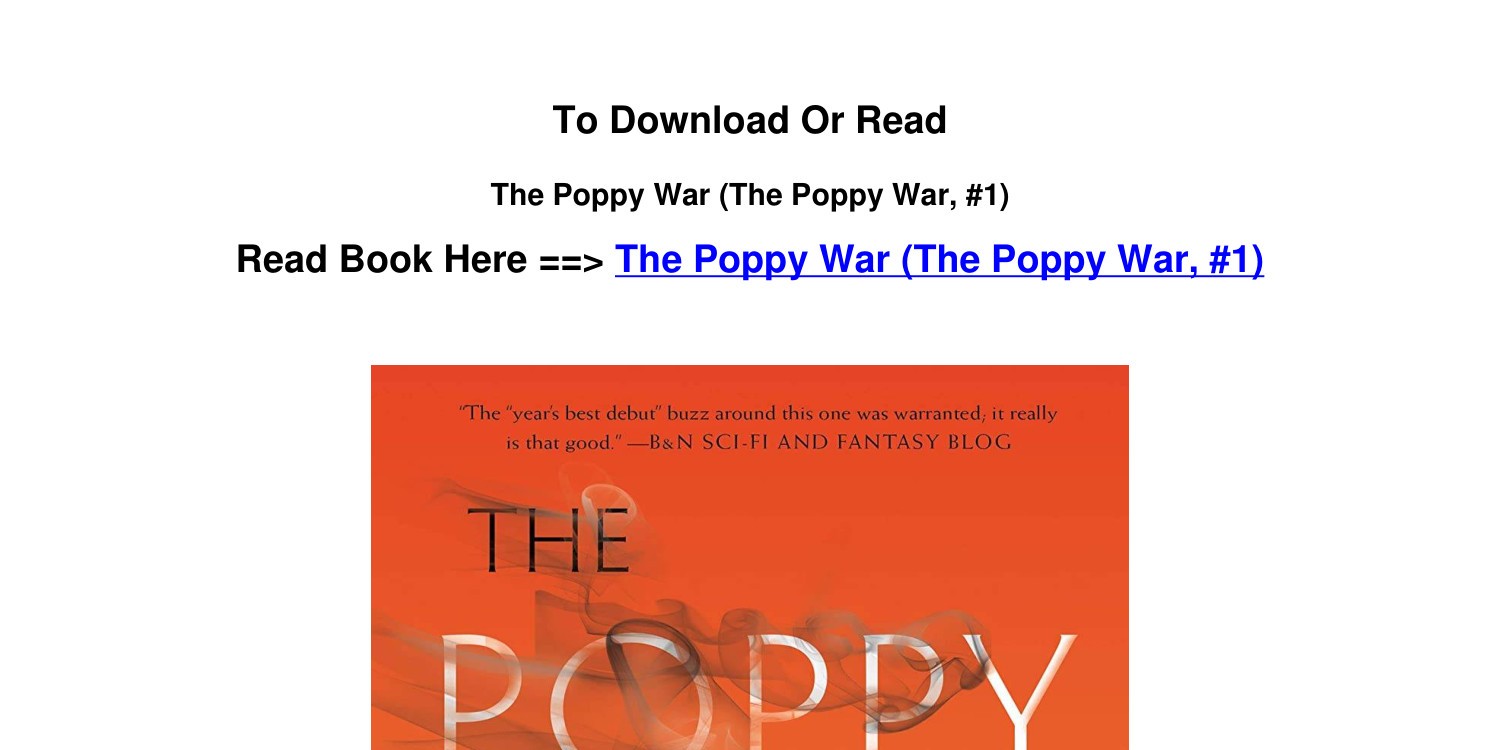 The Poppy War - R. F. Kuang - Descargar epub y pdf gratis