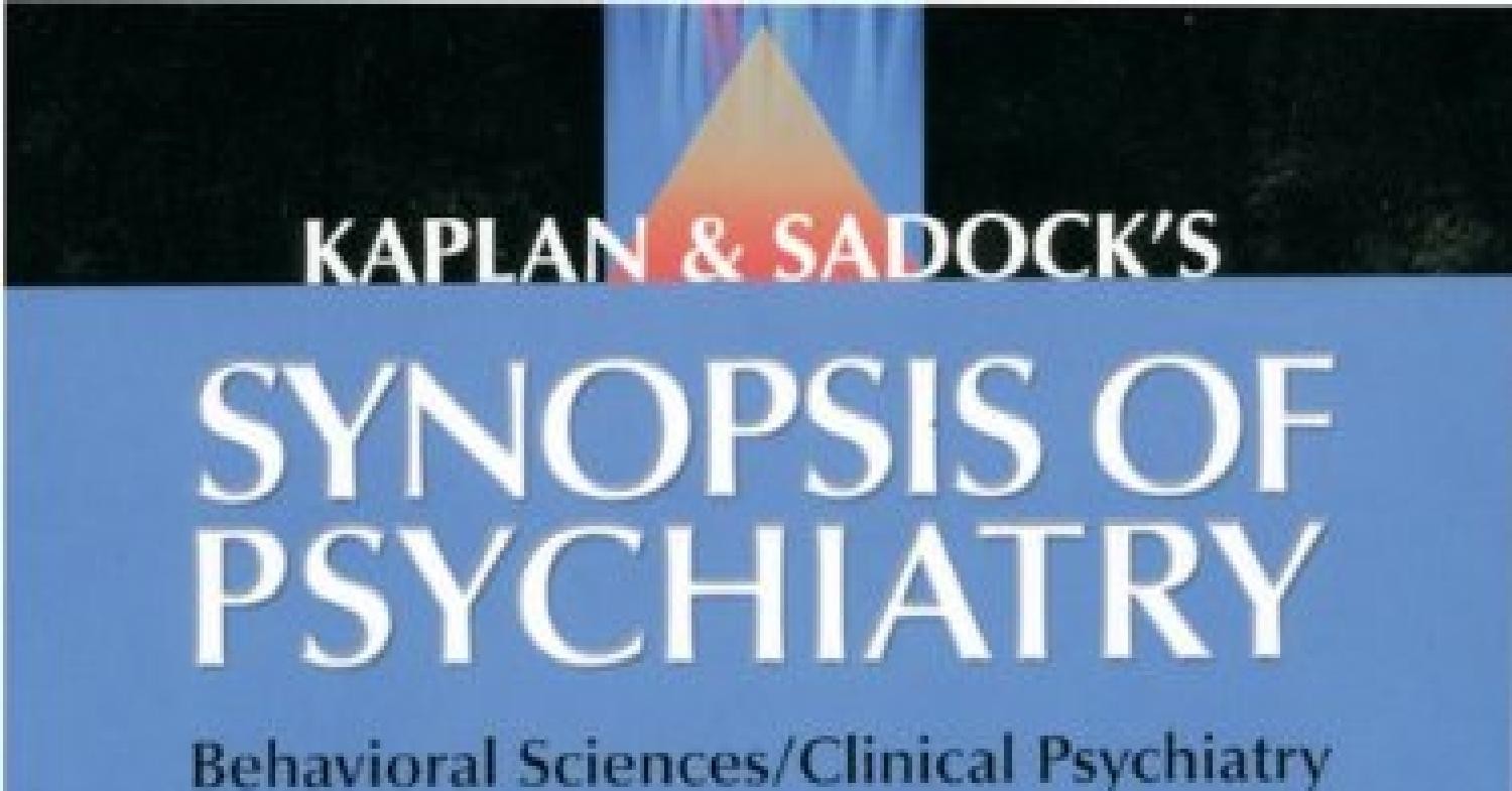 DOWNLOAD Kaplan And Sadock S Synopsis Of Psychiatry Behavioral Sciences ...