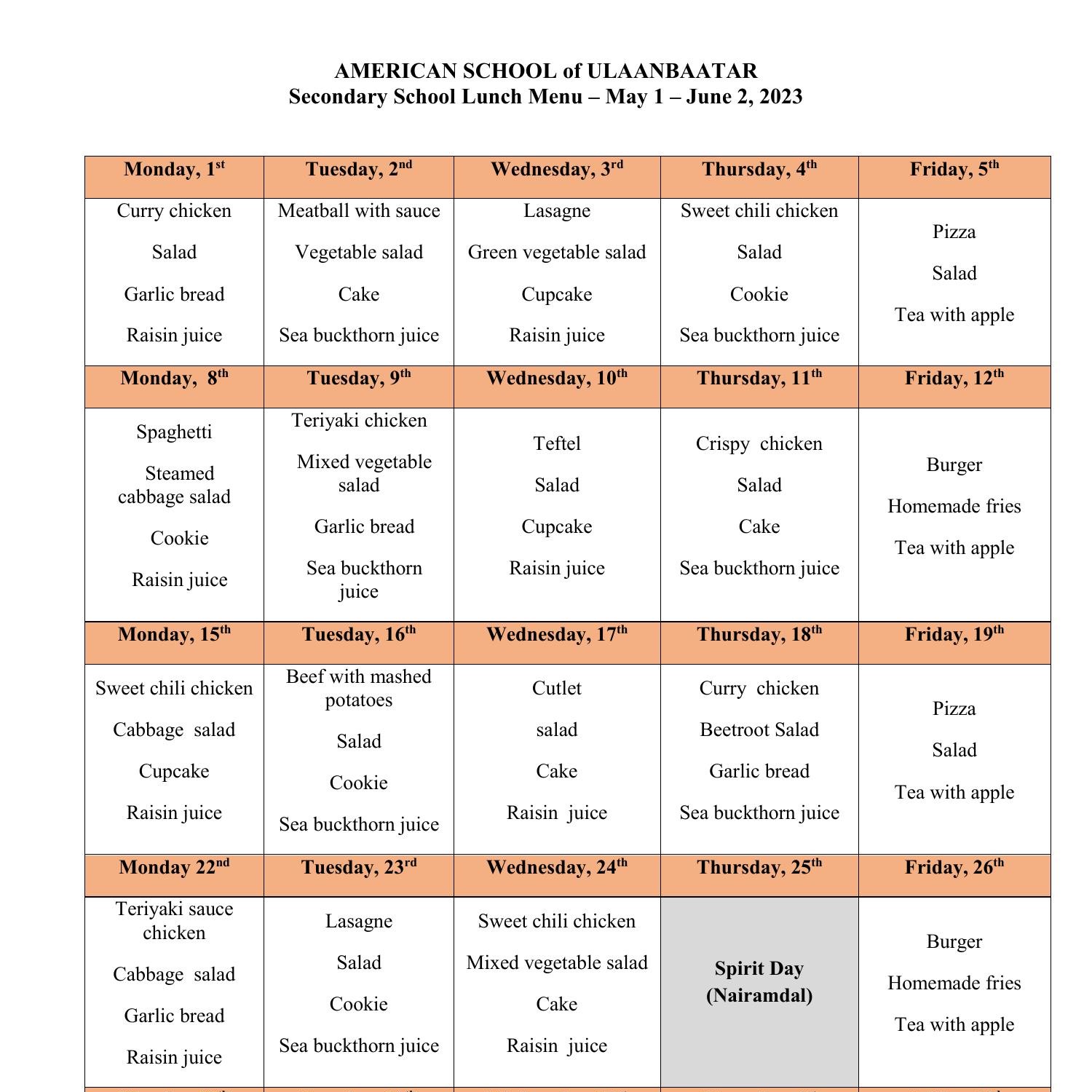 ASU - Lunch Menu - May 2023 eng.pdf | DocDroid