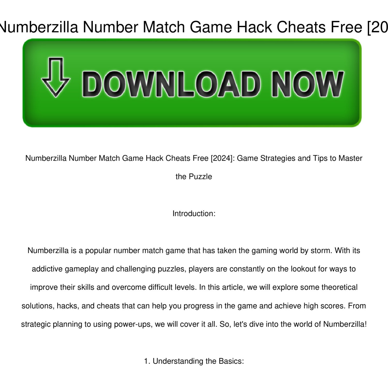 Numberzilla-Number-Match-Game-Hack-Cheats-Free-[2024].pdf | DocDroid