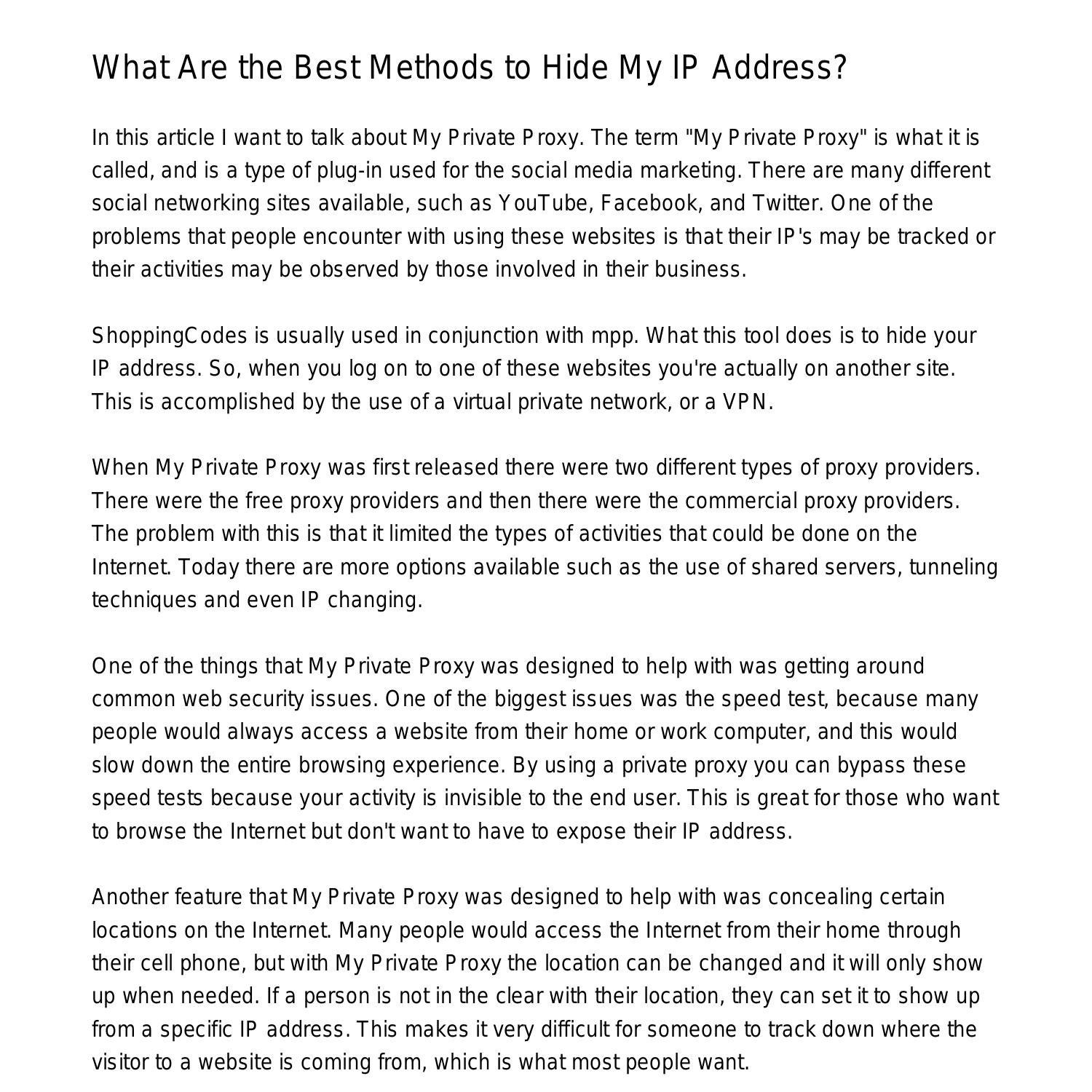 what-are-the-best-methods-to-hide-my-ip-addressdjyvg-pdf-pdf-docdroid