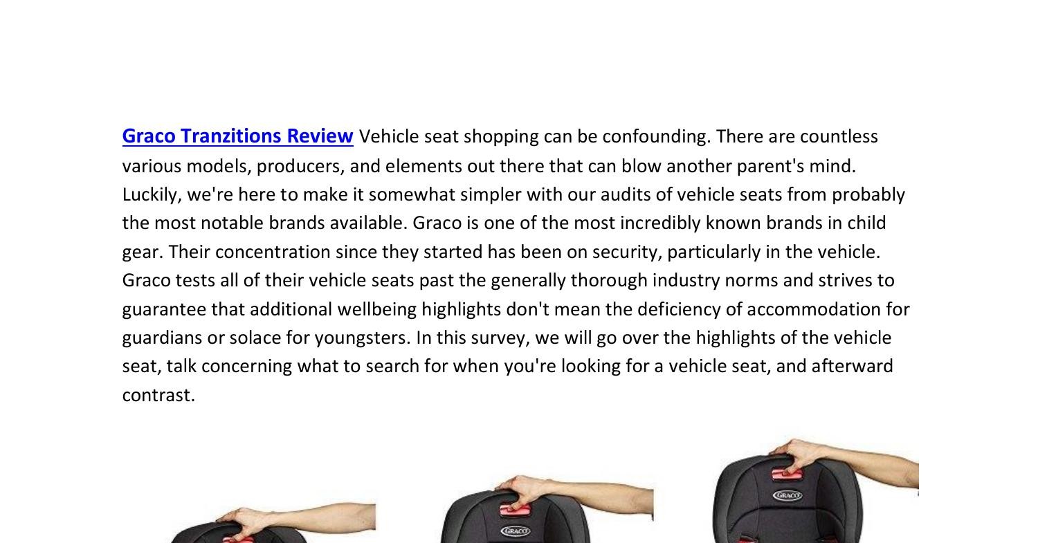 Graco Tranzitions Reviews 2021.pdf DocDroid