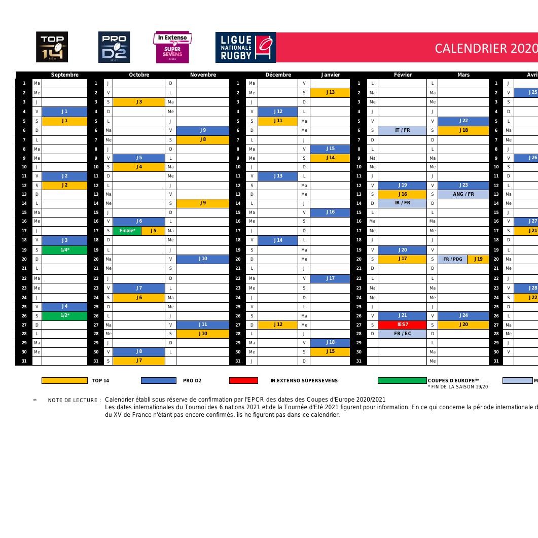 Calendrier LNR - TOP14_PRO D2_IES7_20-21.pdf | DocDroid