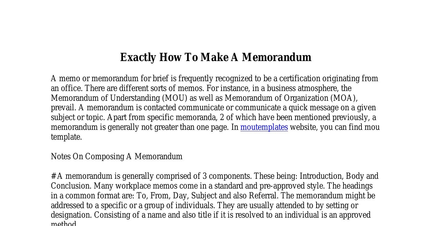 exactly-how-to-make-a-memorandum-pdf-docdroid