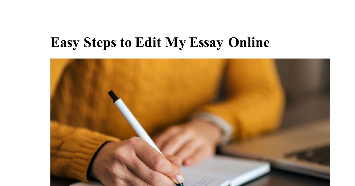 edit my essay online free