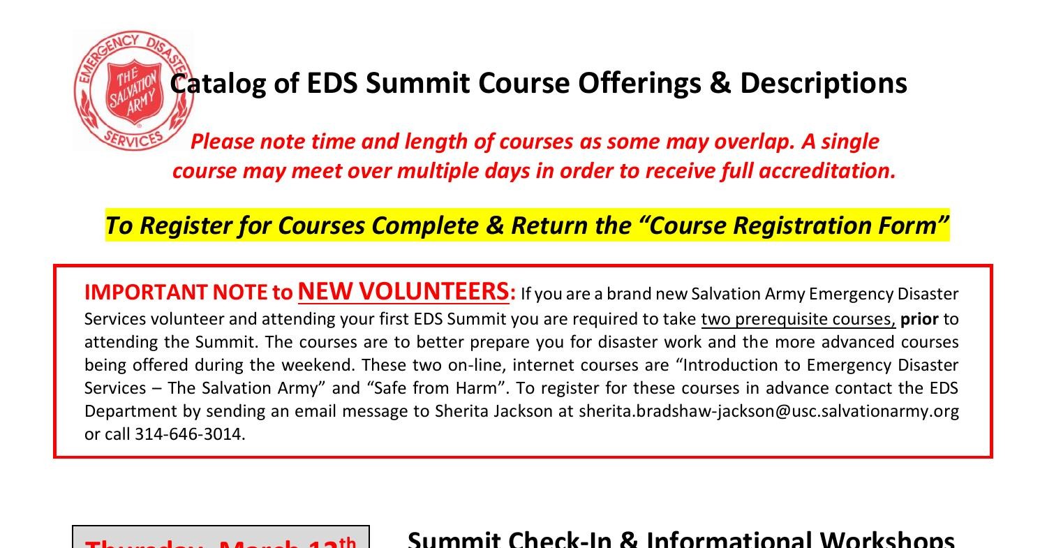 Salvation Army Eds Summit Course Catalog 2020.pdf 