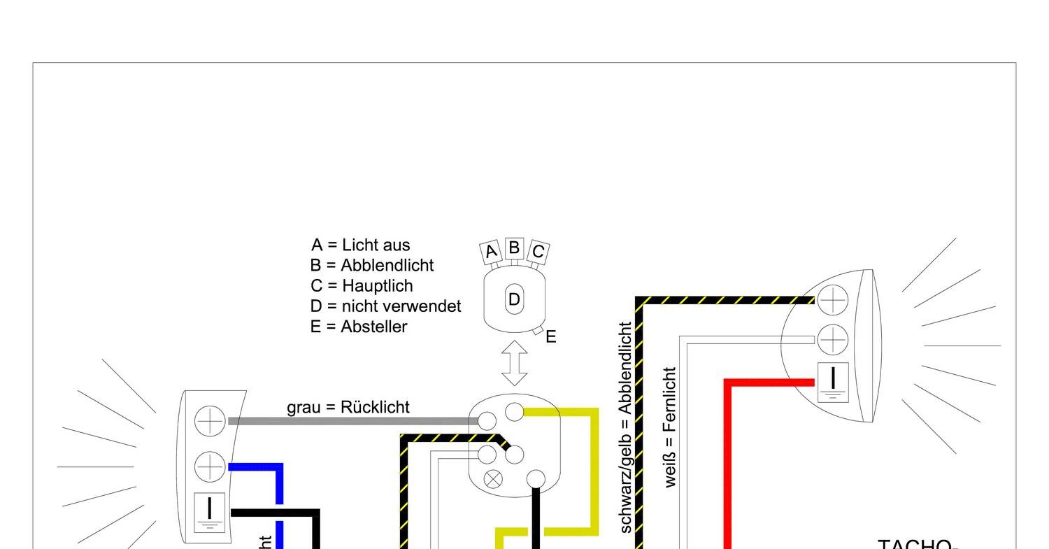 Schaltplan Puch Maxi - Wiring Diagram