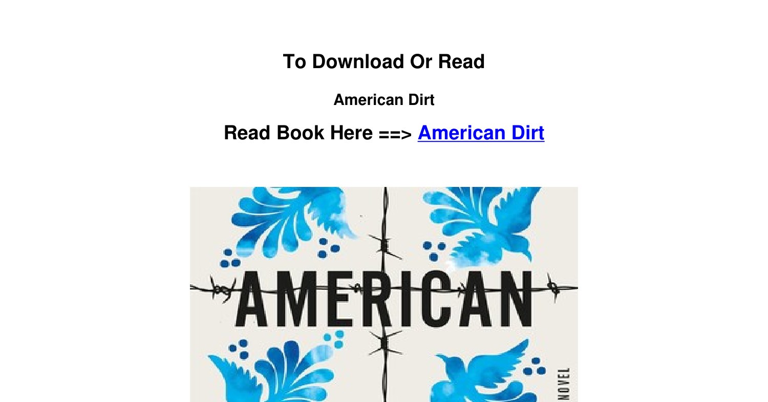 EPUB Download American Dirt By Jeanine Cummins.pdf | DocDroid