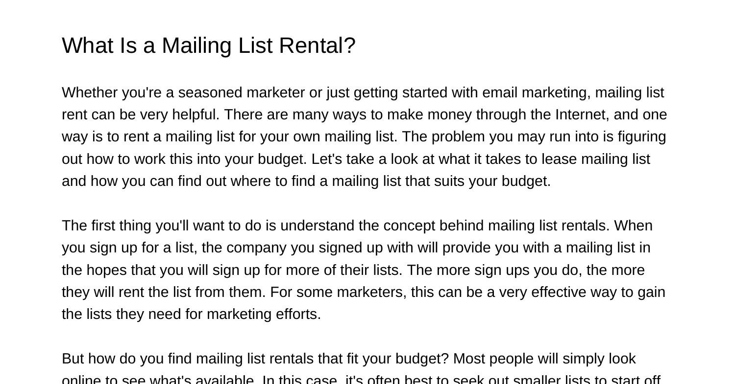 what-is-a-mailing-list-rentalyimny-pdf-pdf-docdroid