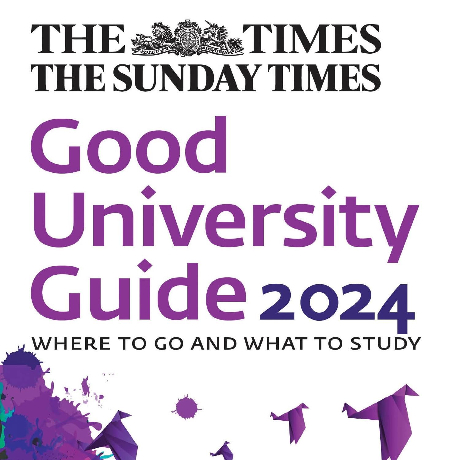 READ The Times Good University Guide 2024 Where to go and what to study