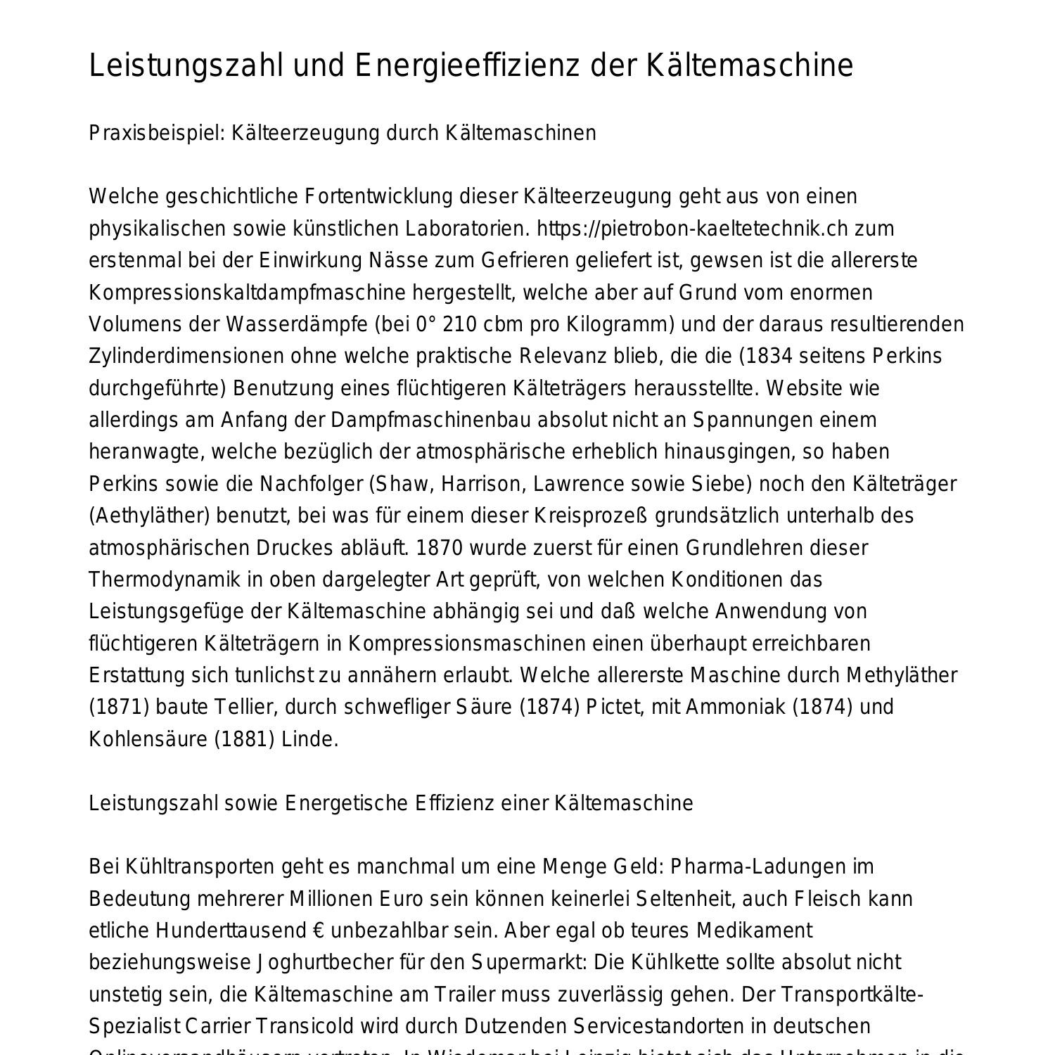 Leistungszahl Und Energetische Effizienz Der Kältemaschinefiaow.pdf.pdf ...