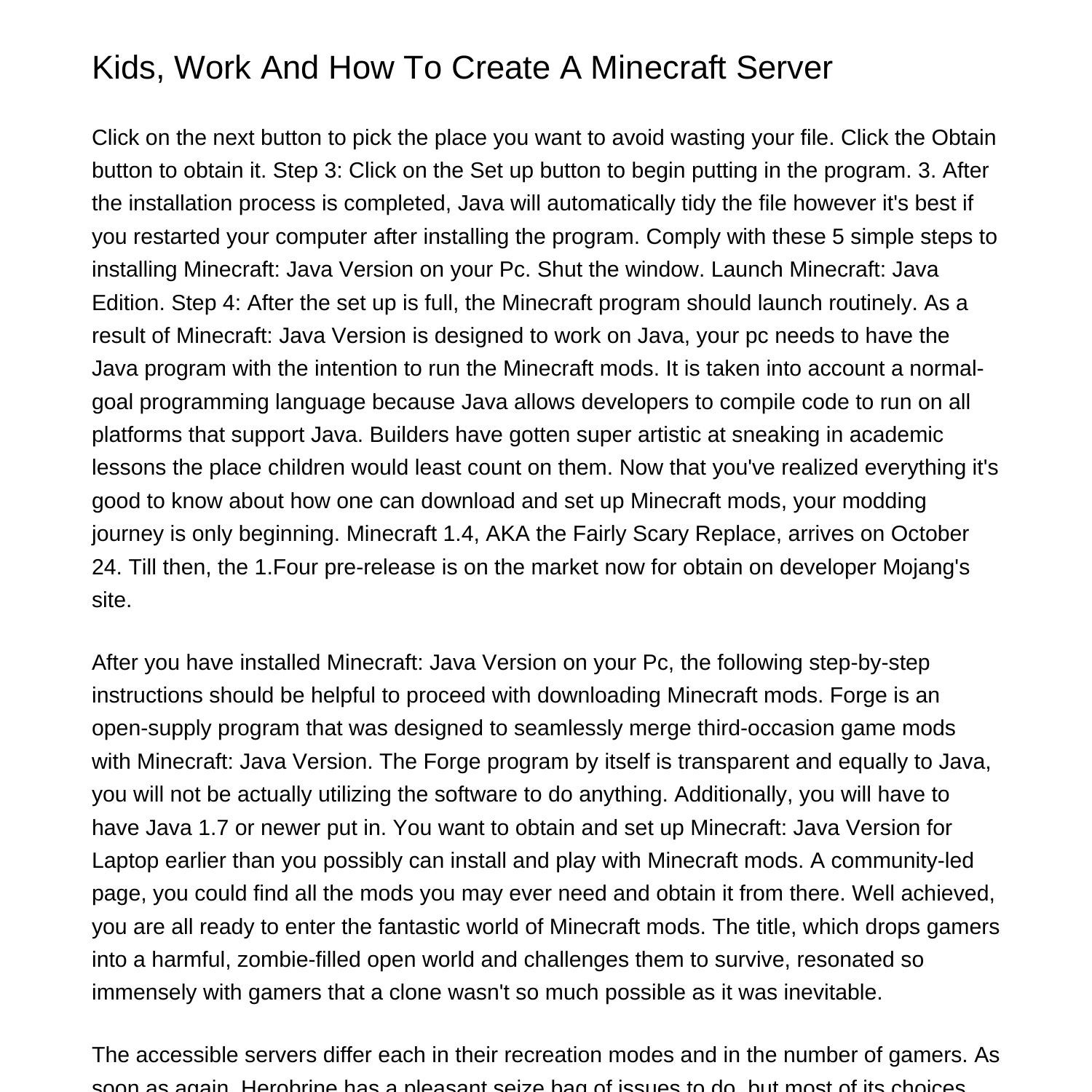 children-work-and-how-to-create-a-minecraft-servervkjnl-pdf-pdf-docdroid