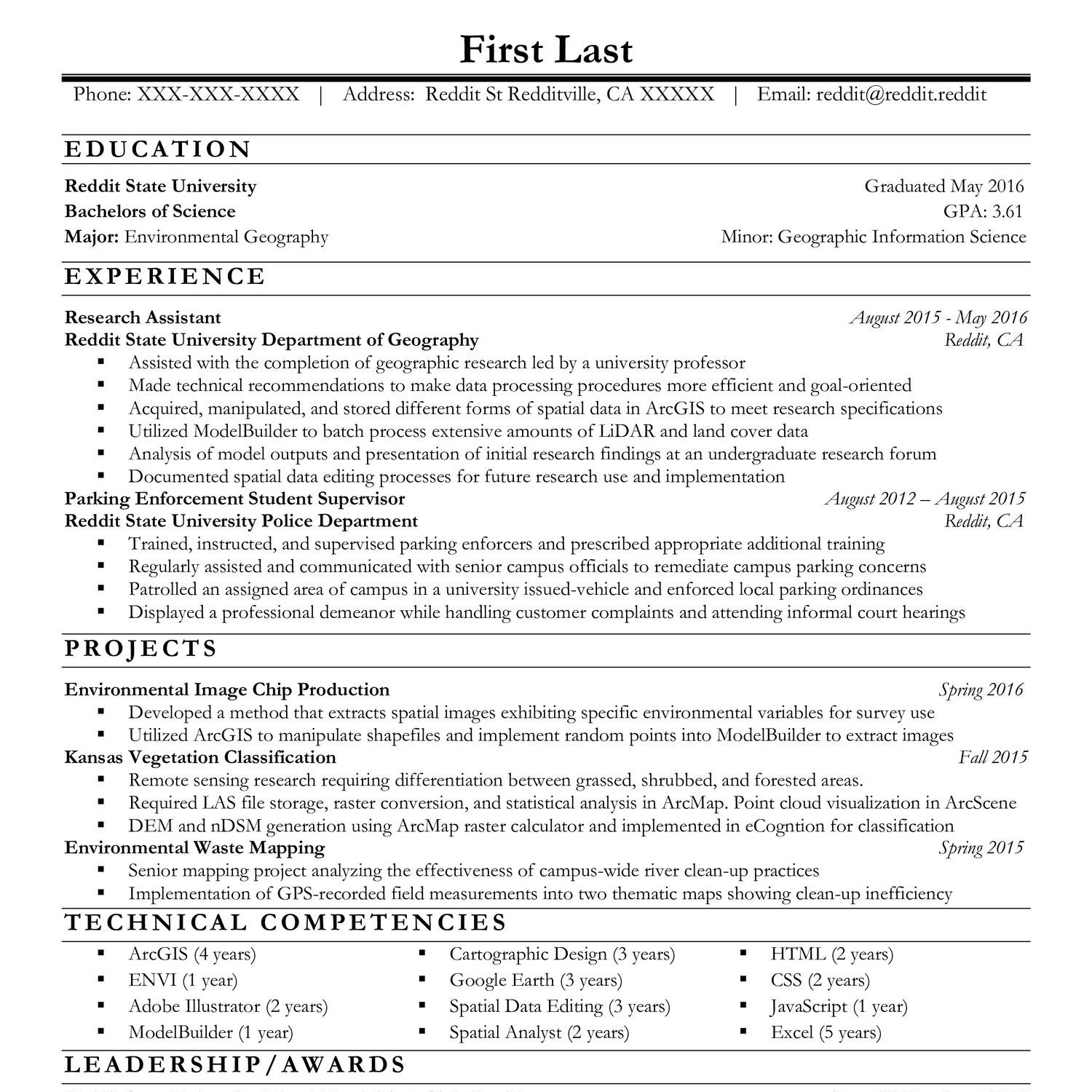 how to write a good resume reddit