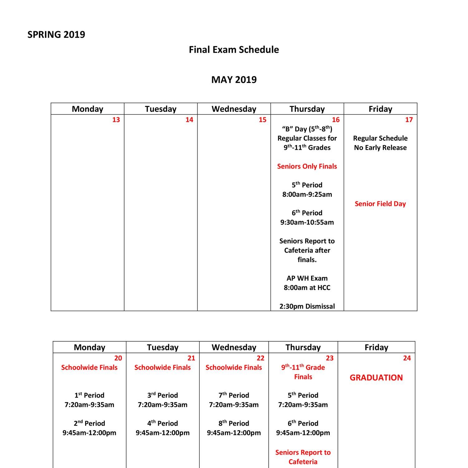 Spring Final Exams 2019Revised.pdf DocDroid