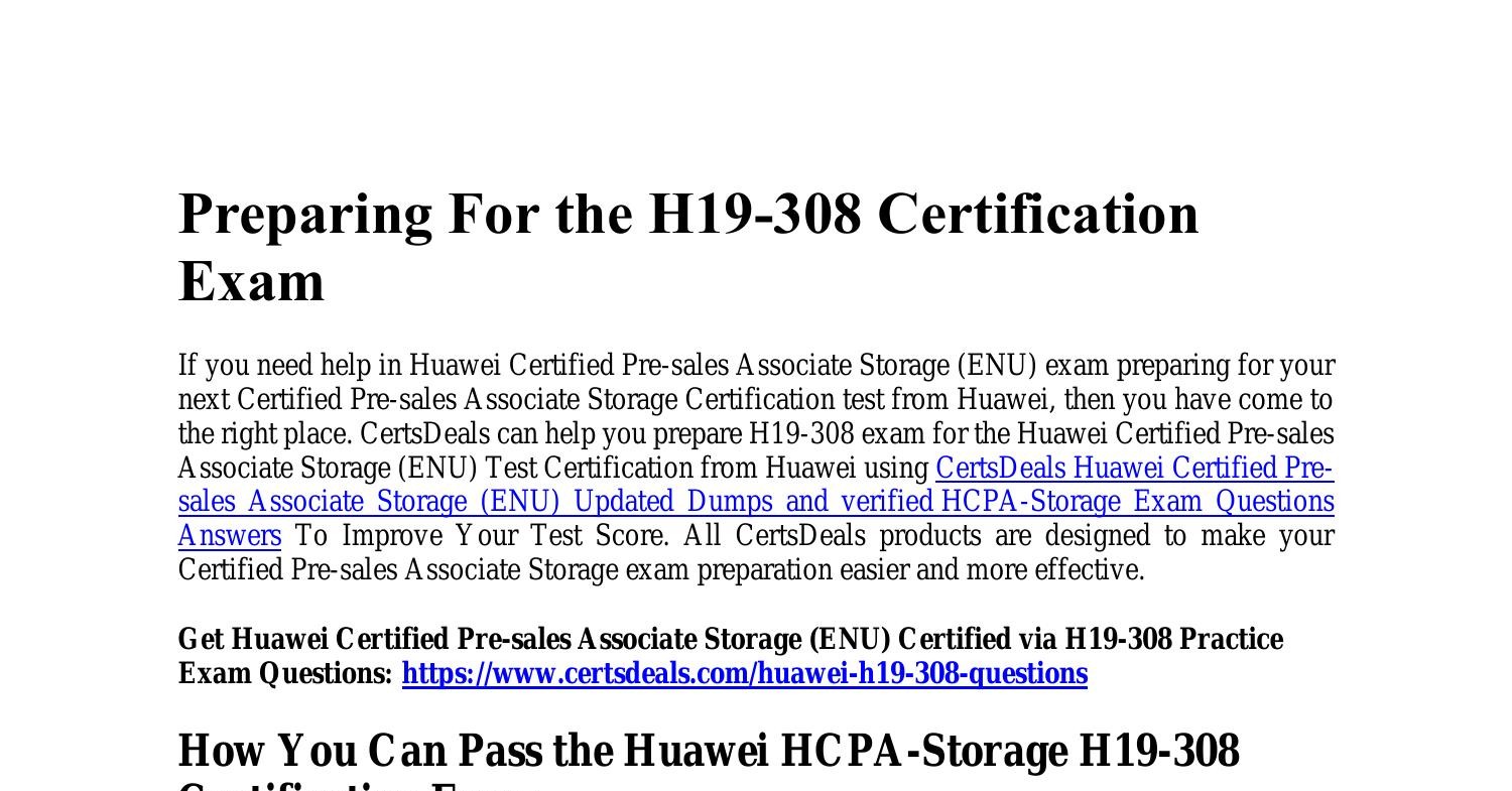 H19-401_V1.0 Prüfungs-Guide