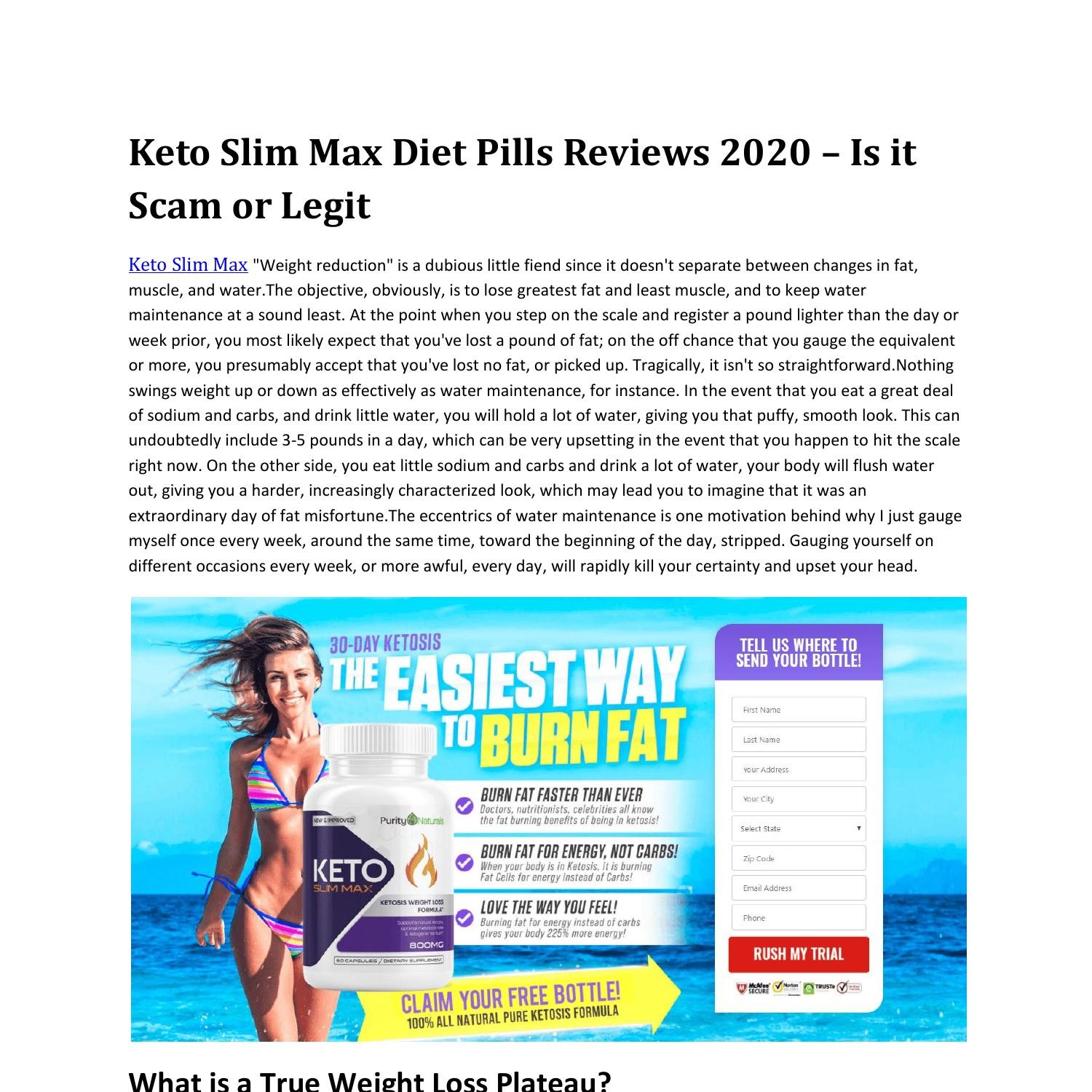 Keto Slim Max Diet Pills Reviews 2020.pdf | DocDroid