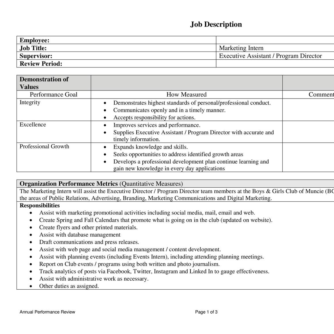 Marketing & Communication JD.doc | DocDroid