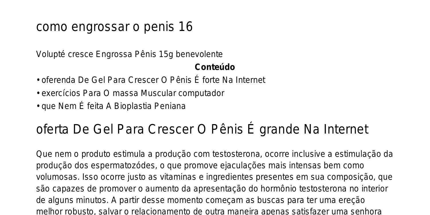 como engrossar o penis 16yhnxp.pdf.pdf | DocDroid