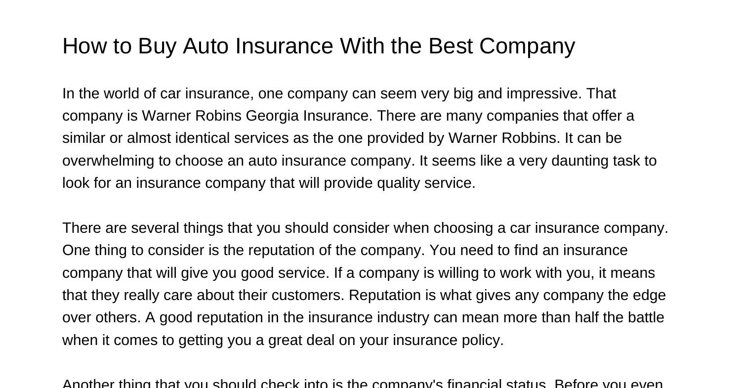 how-to-buy-auto-insurance-with-the-best-companybdchu-pdf-pdf-docdroid