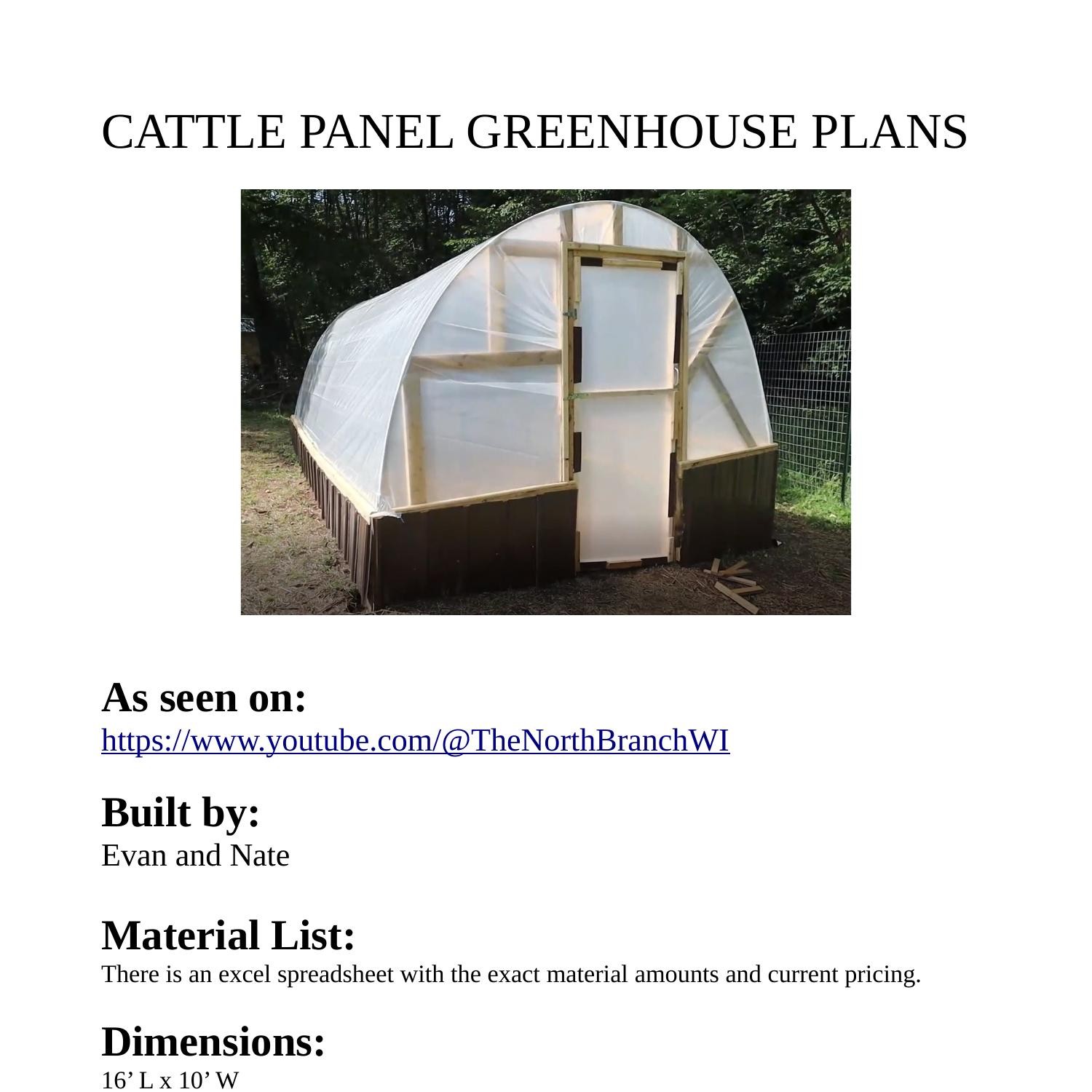 The North Branch Cattle Panel Greenhouse Plans Pdf.pdf 