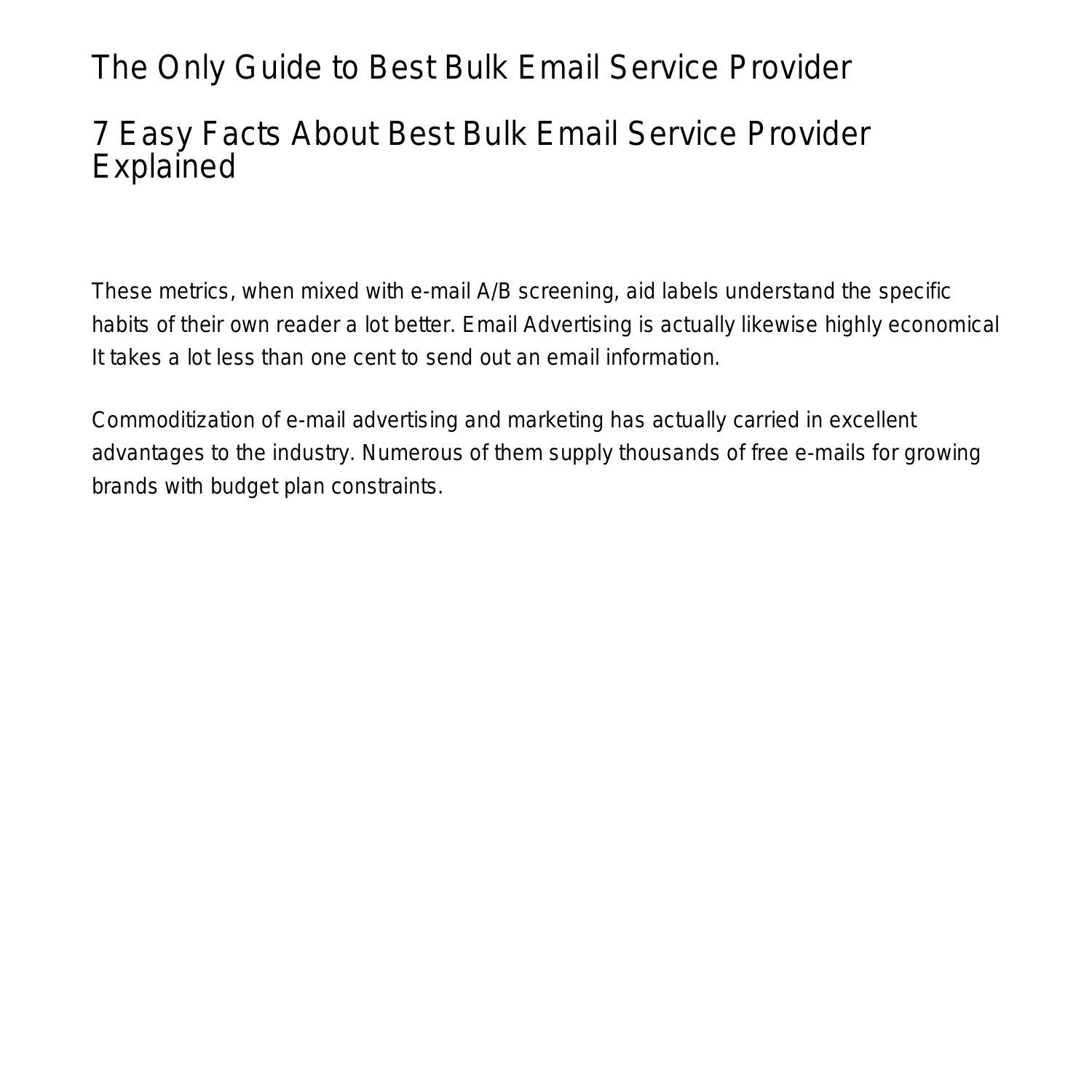 bulk-email-service-provider-in-india-things-to-know-before-you-get