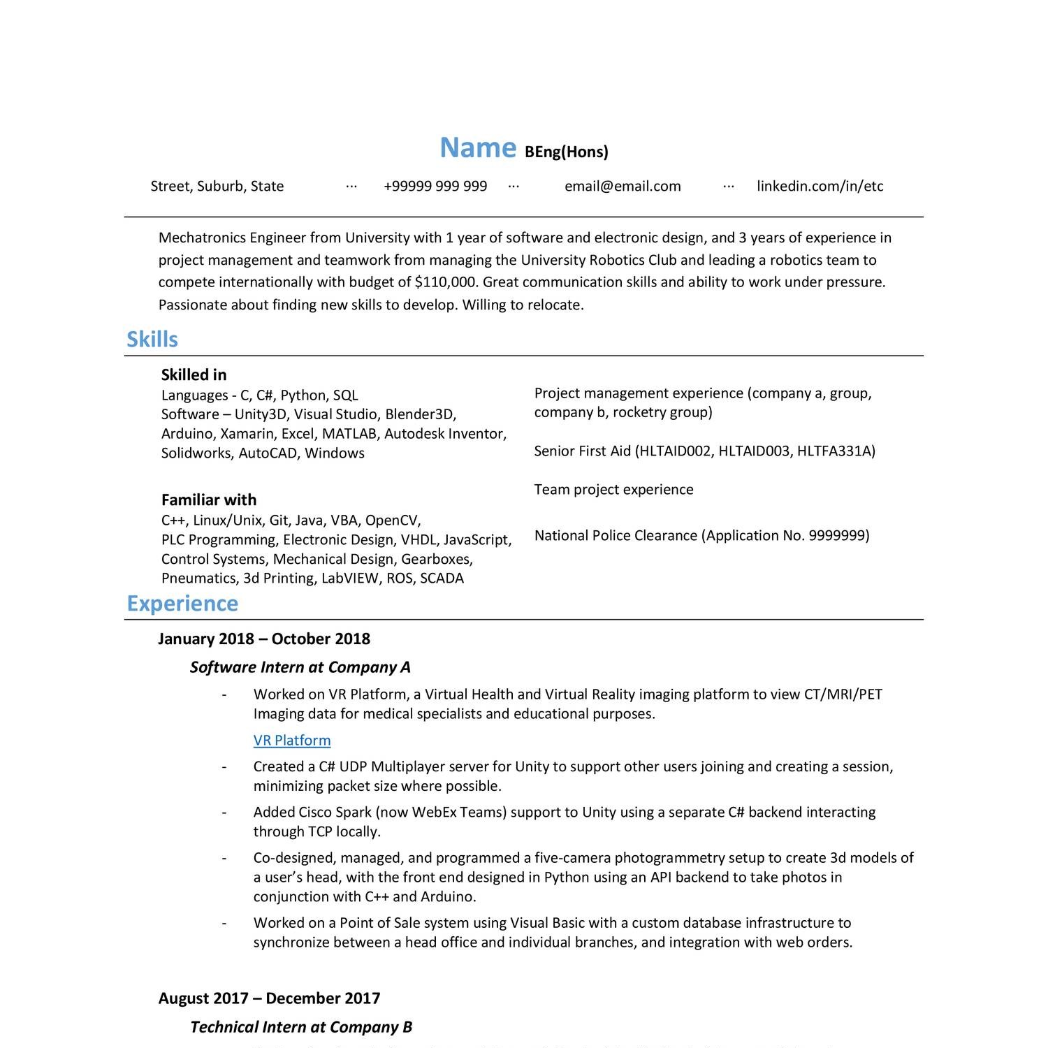 Anonymised CV.pdf | DocDroid