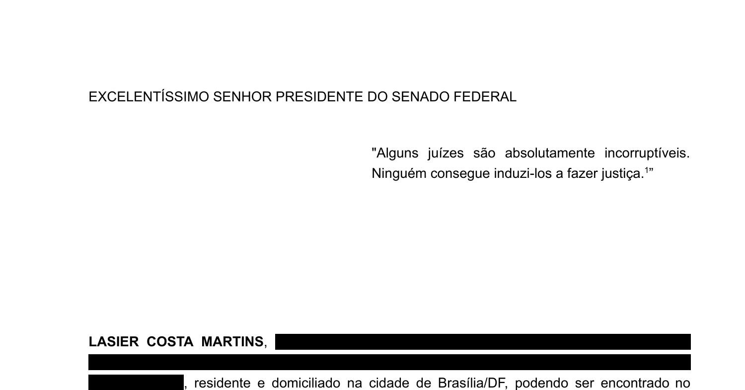 Pedido De Impeachment Alexandre De Moraes_c3_T_220921_182759.pdf | DocDroid