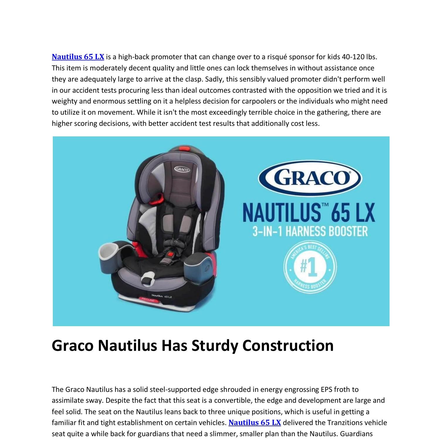 Graco Nautilus 65 Lx Reviews.pdf DocDroid