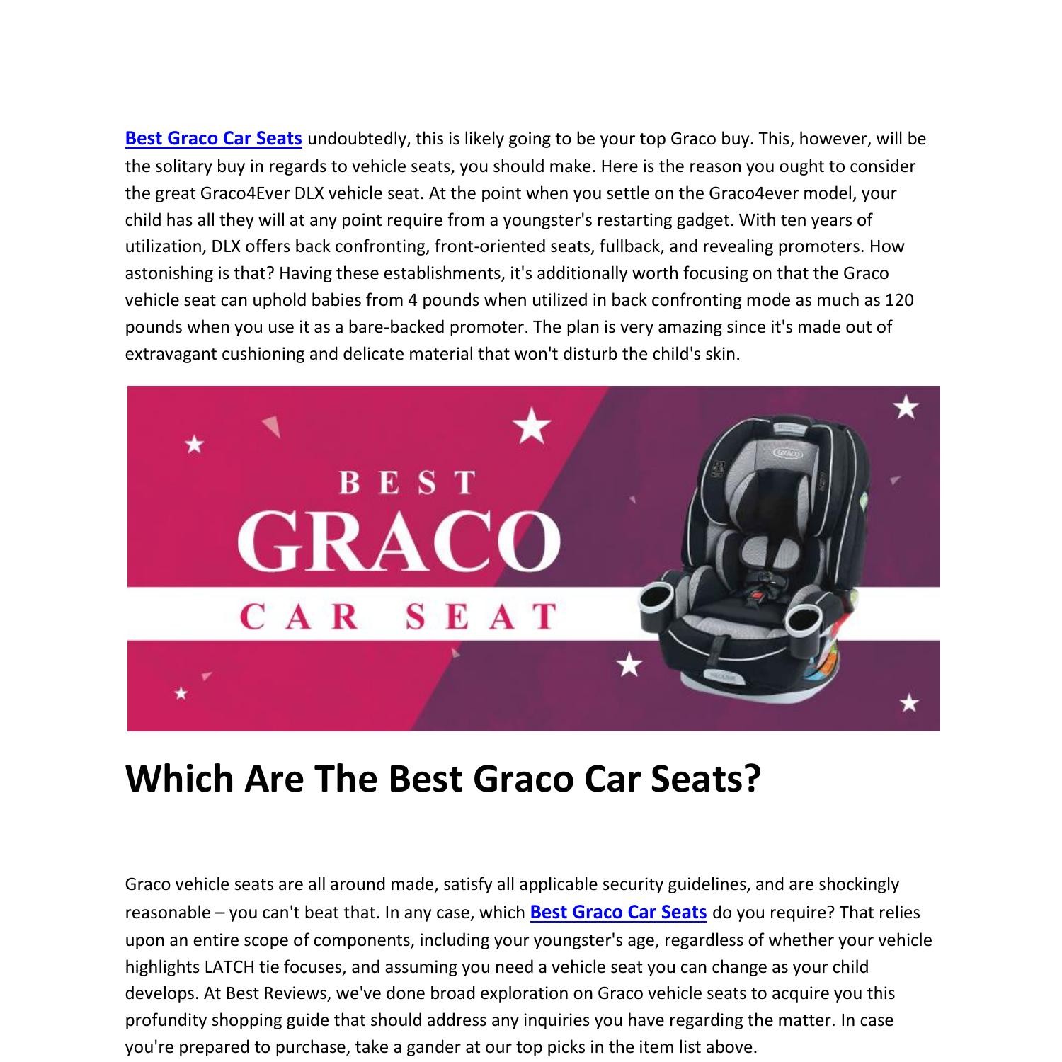 graco car seats reviews