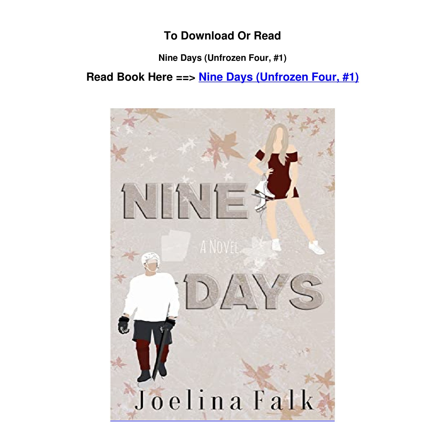 DOWNLOAD EPub Nine Days Unfrozen Four 1 By Joelina Falk.pdf | DocDroid