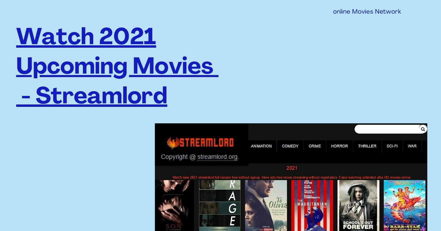 Free online movies online 2021