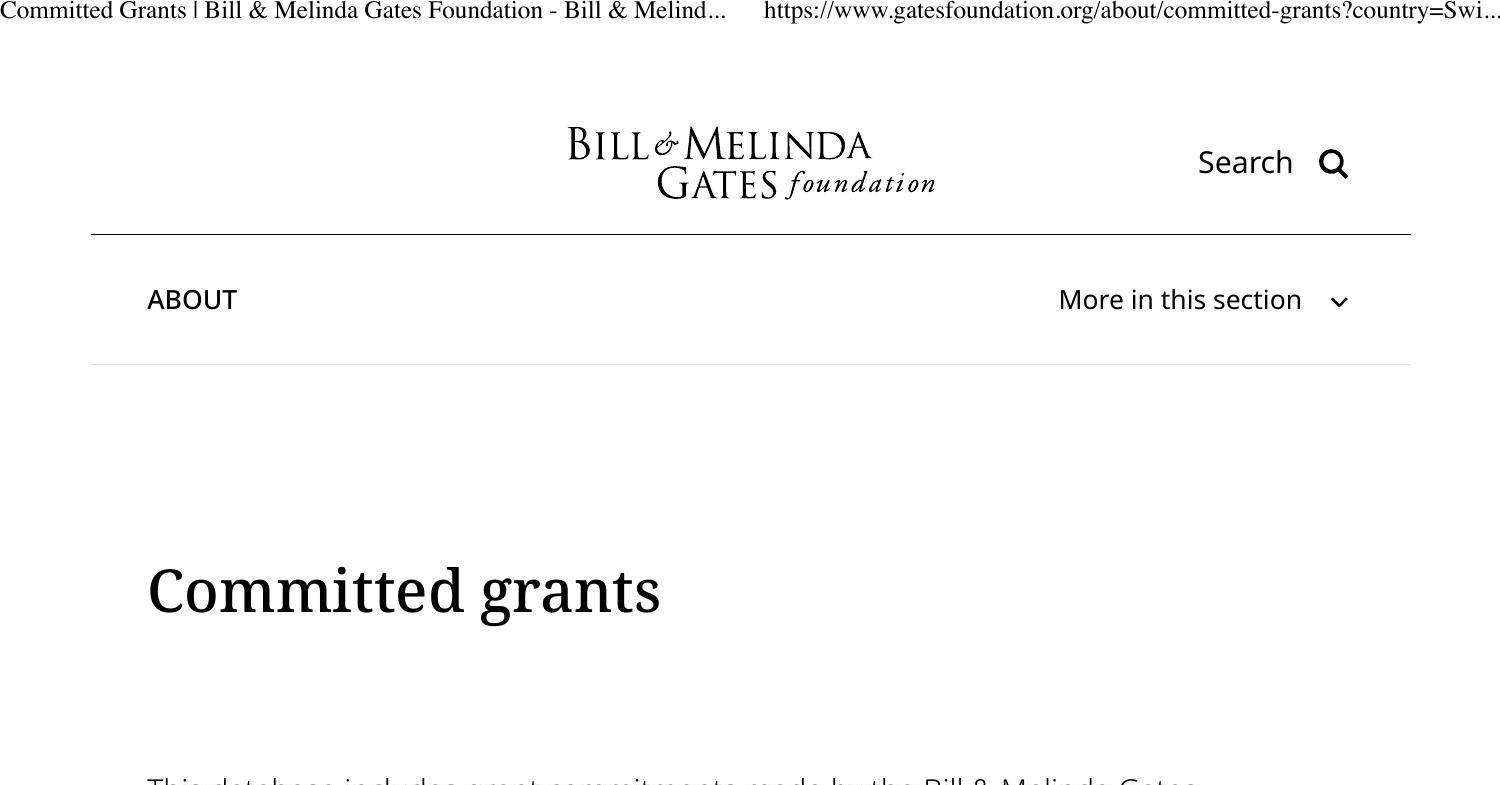 12 Committed Grants Bill & Melinda Gates Foundation Bill & Melinda Gates Foundation.pdf