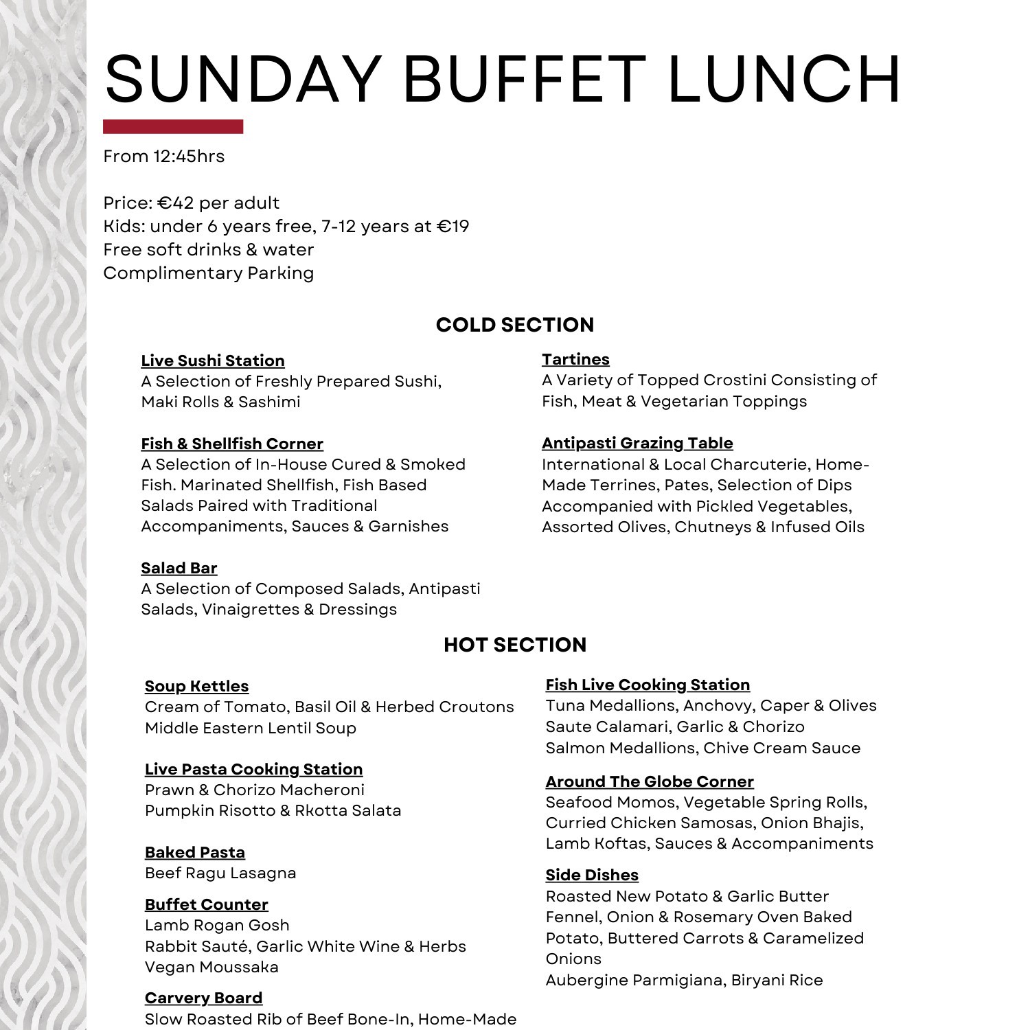 Sunday Buffet Lunch Menu 20232024.pdf DocDroid