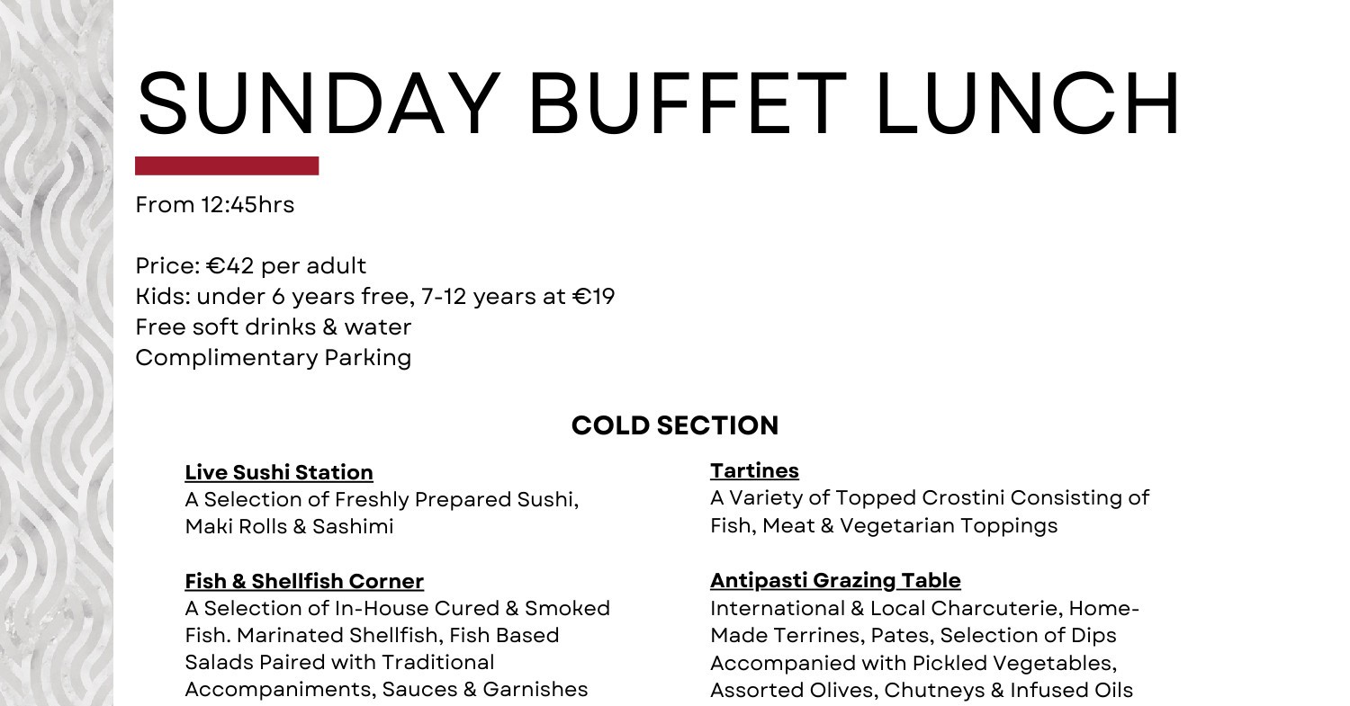 Sunday Buffet Lunch Menu 20232024.pdf DocDroid