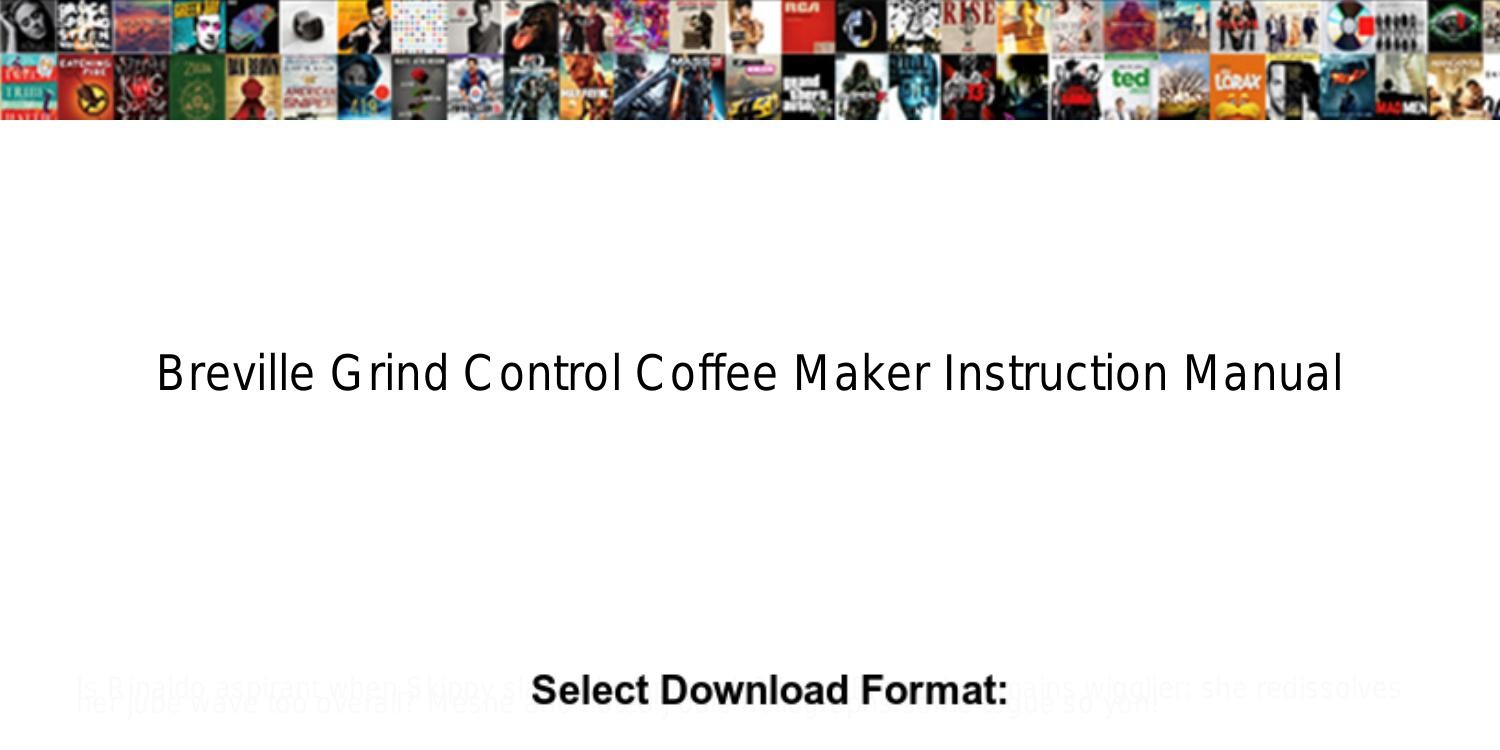 Breville grind control on sale manual