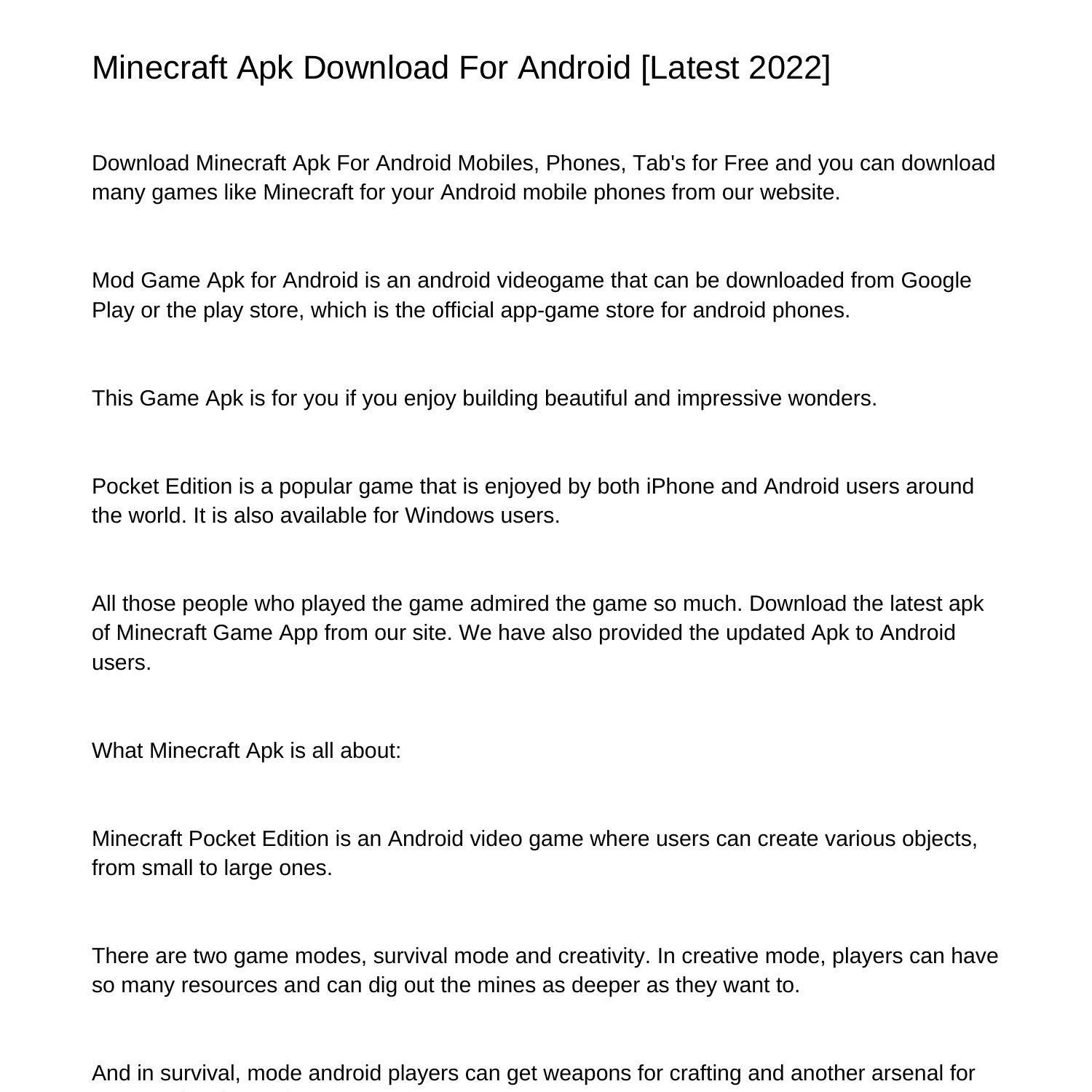 minecraft-apk-download-for-android-latest-2022ekbeb-pdf-pdf-docdroid