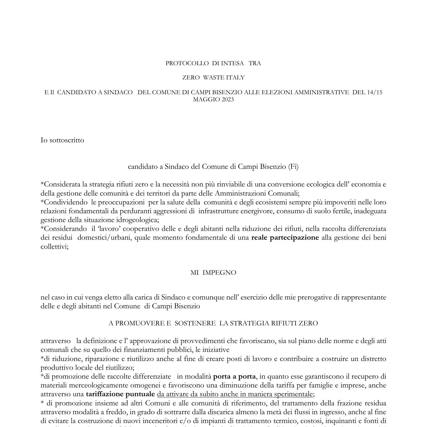 CAMPI B. Protocollo Di Intesa Rifiuti Zero.pdf | DocDroid