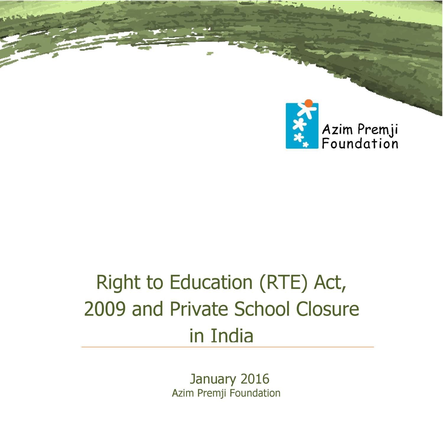 right to education act 2009 assignment pdf