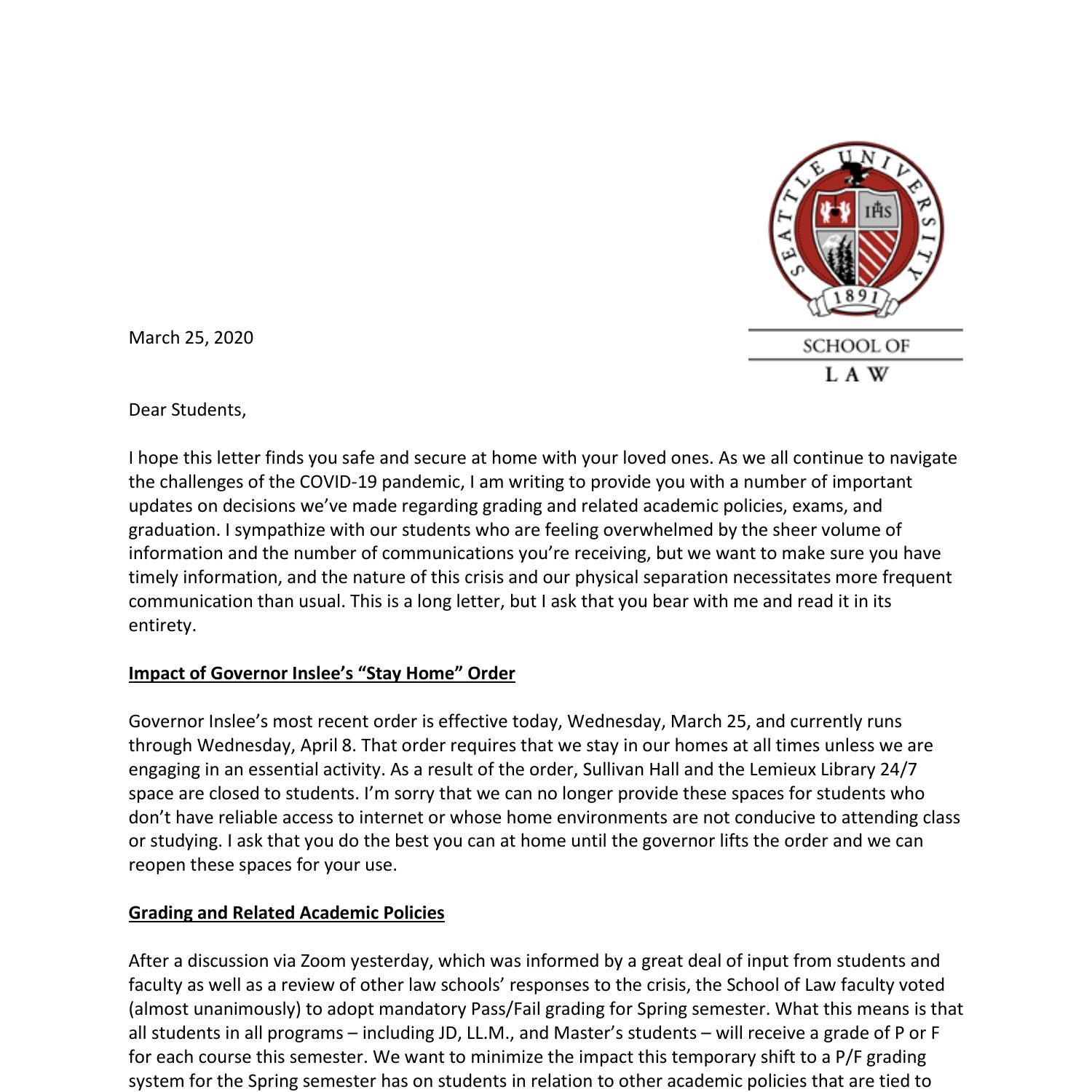 Dean's Letter to Students 3-25-20.pdf | DocDroid